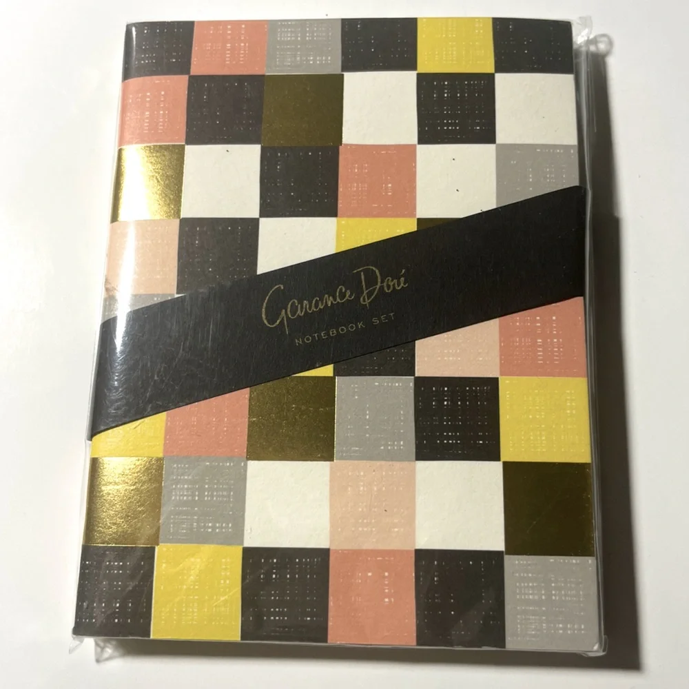 Rifle Paper Co. x Garance Dore Oui Pocket Notebook Set (2) Unlined Foil Accents